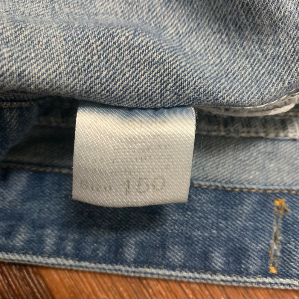 Alisa Style Women’s Size S Denim Jacket Jean Jacket Many Accents and Grunged - Picture 8 of 9